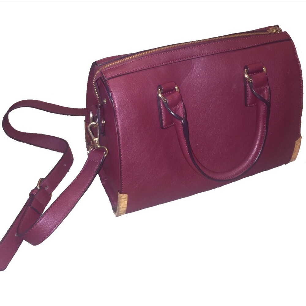 Burgundy purse